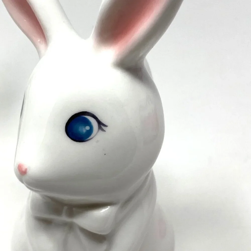 Target Ceramic Bunny with Backpack Animal Figurines - Spritz™ Easter Decor